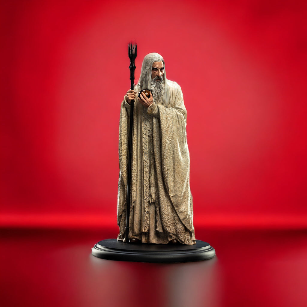 Il Signore degli Anelli: Statua Saruman Il bianco 19 cm