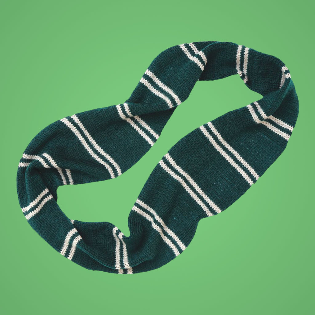 Harry Potter: kit per maglieria Serpeverde sciarpa girocollo