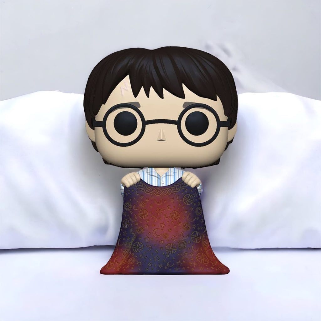 Harry Potter: POP! Film-Vinylfigur Harry mit Unsichtbarkeitsumhang, 9 cm