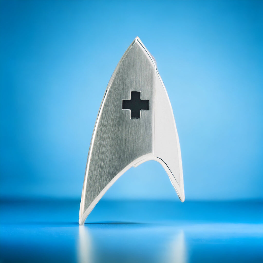 Star Trek Discovery: Replica 1/1 distintivo magnetico della divisione medica della Flotta Stellare