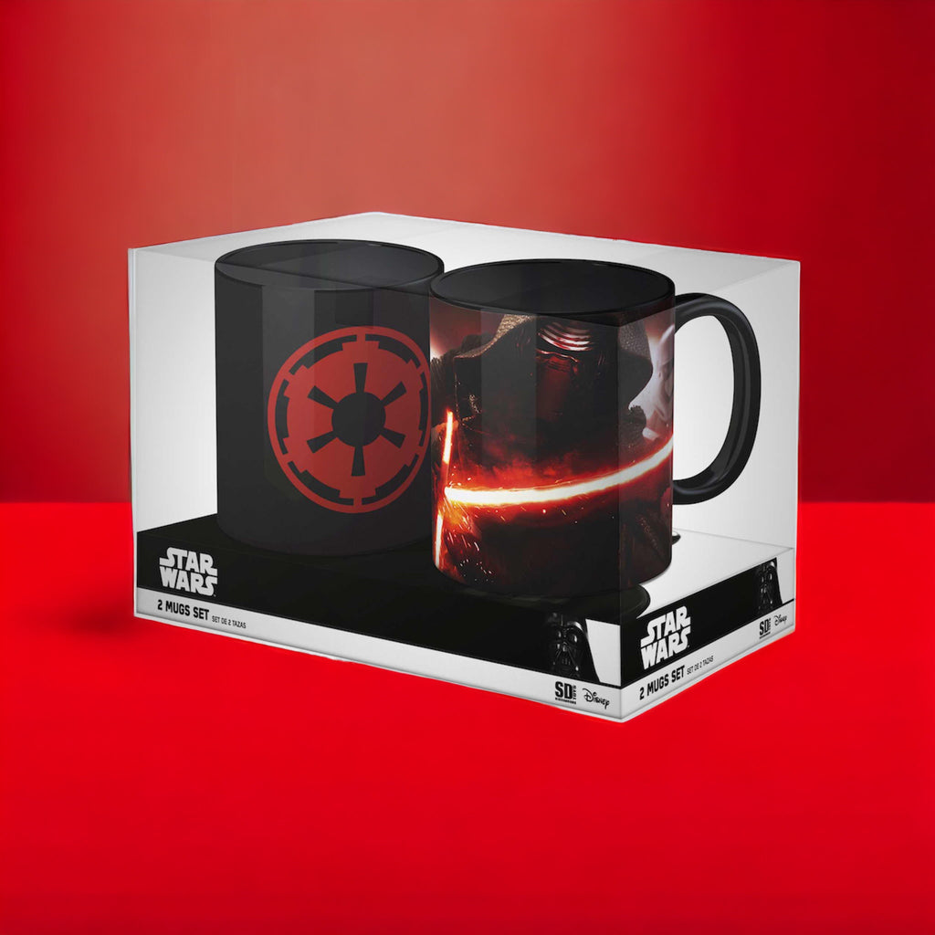 Star Wars: Geschenkbox 10 – Imperiales Logo und Kylo Ren Tassen-Set