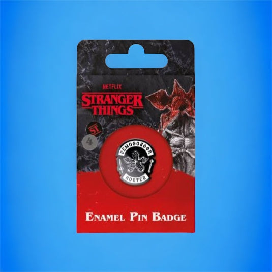 Stranger Things 4: Enamel Pin Badge Demogorgon Hunter
