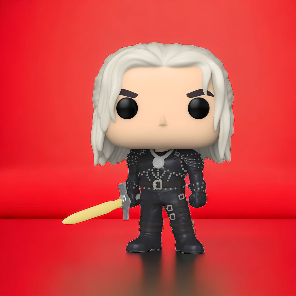 The Witcher POP! TV Vinyl Figure Geralt w/ sword (GW) 9 cm