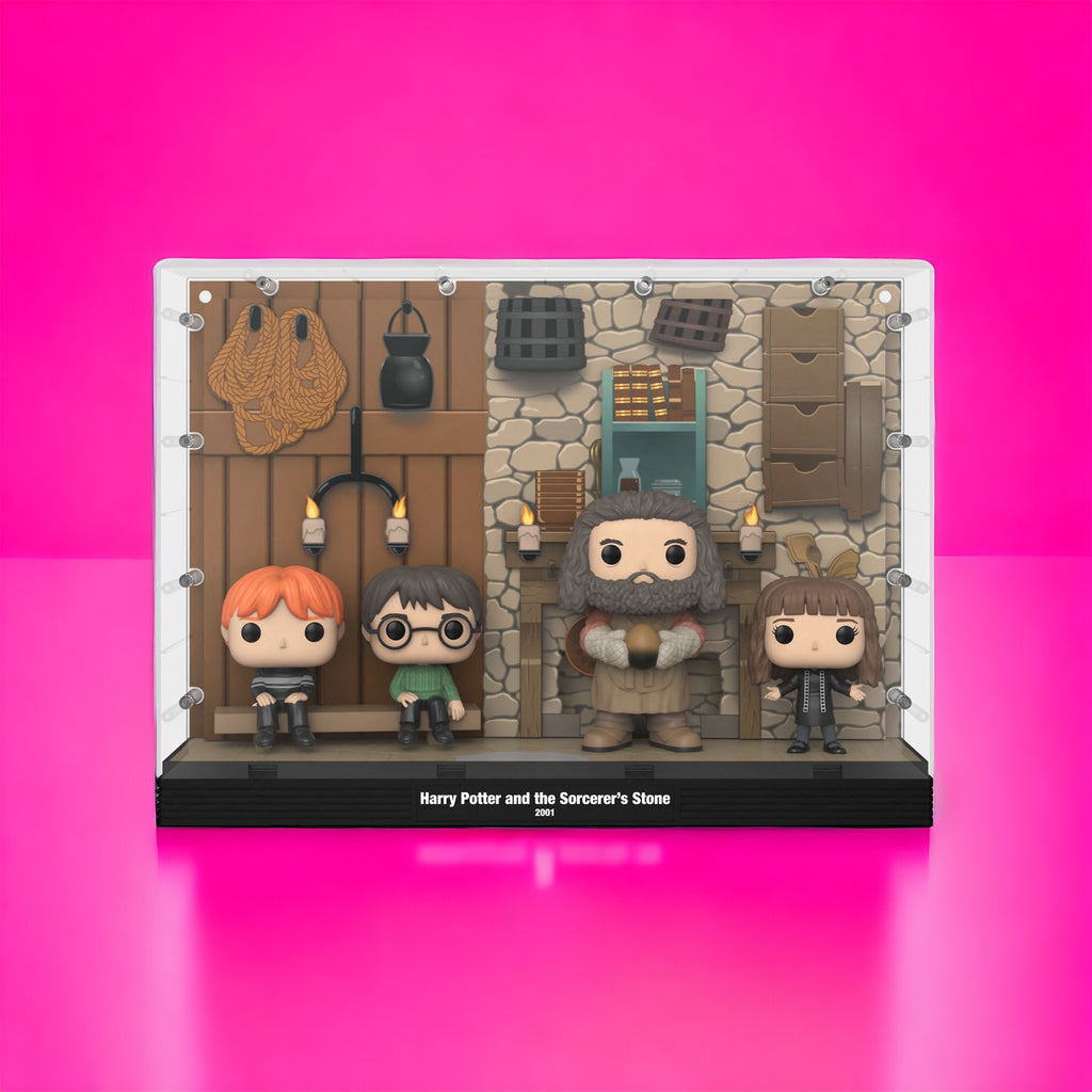 Harry Potter: POP Moments Deluxe Vinyl Figures 4-Pack Hagrid's Hut 9 cm