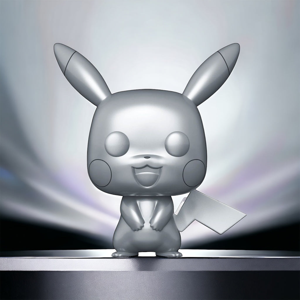Pokémon: POP! Games Vinyl Figure Pikachu Silver Edition 9 cm