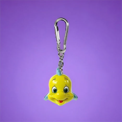 Disney: 3D Rubber Keychain The Little Mermaid Flounder 6 cm