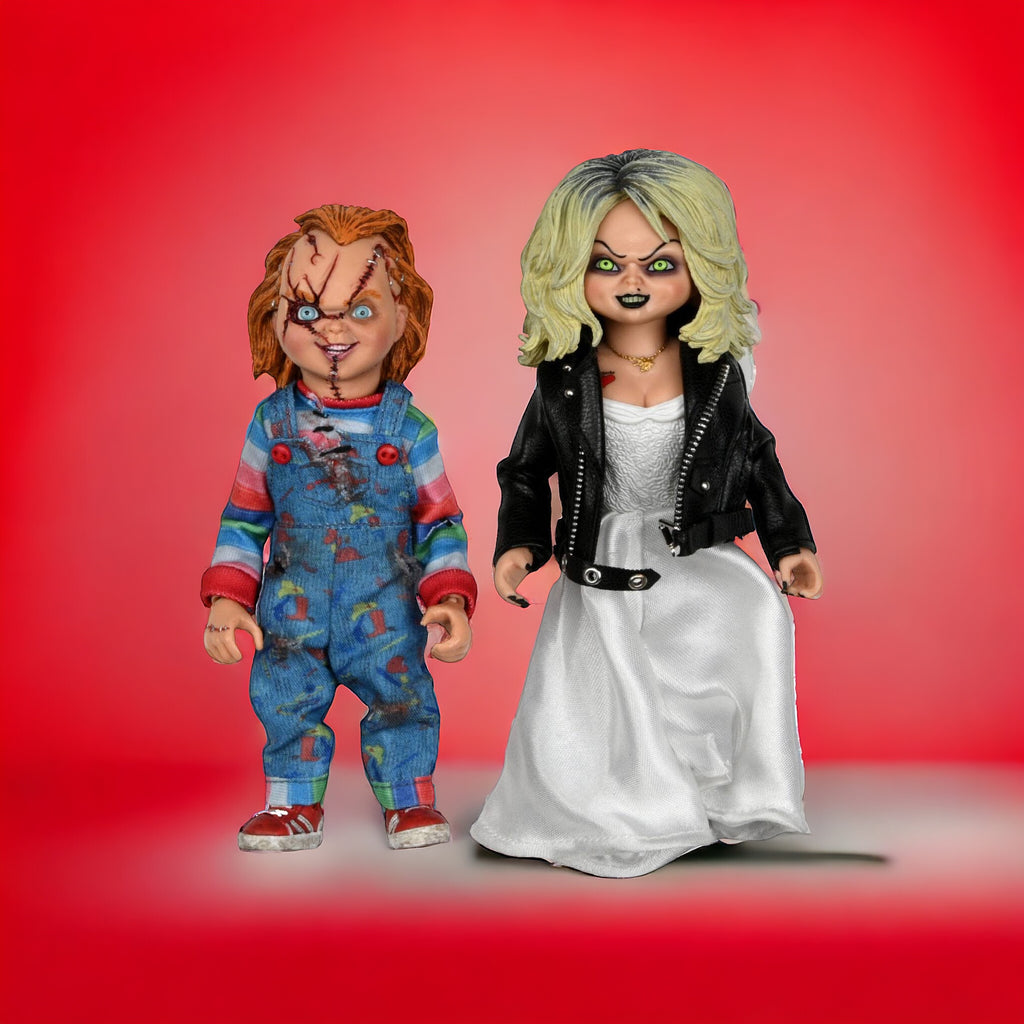 Bride of Chucky Clothed: Action Figure 2-Pack Chucky & Tiffany 14 cm