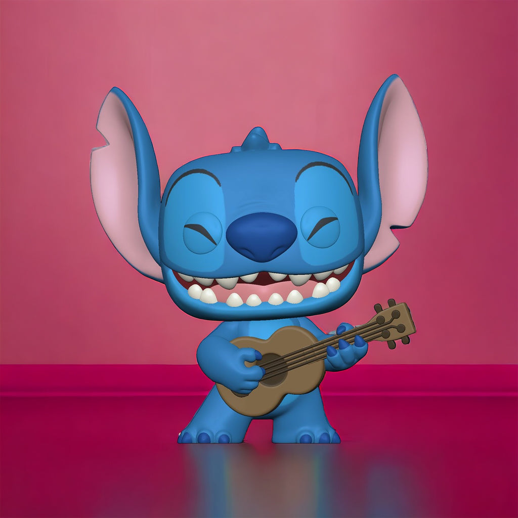 Lilo & Stitch: POP! Disney Vinyl Figure Stitch w/Ukelele 9 cm