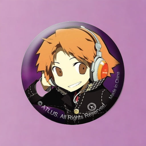 Persona Q: metal Pin Badge Yosuke