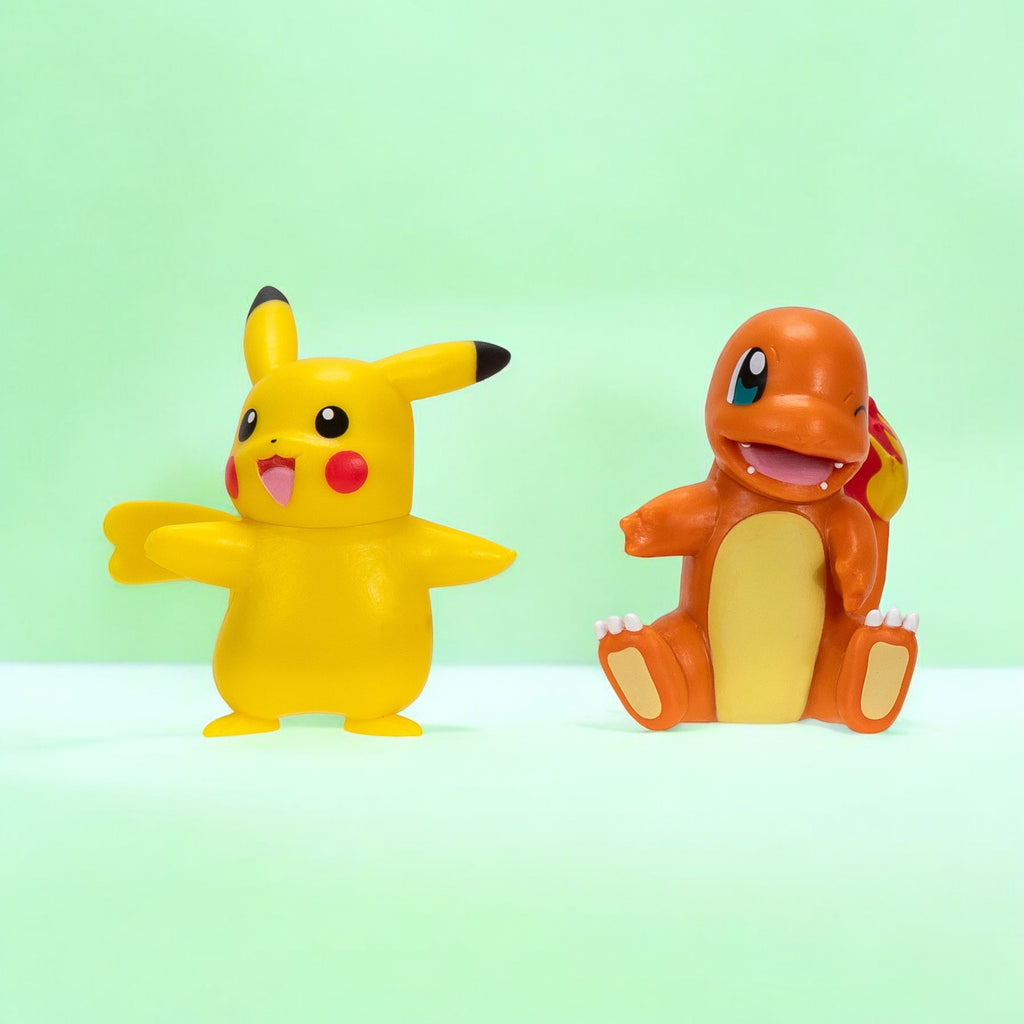 Pokémon: Battle Figure First Partner Set Figure 2-Pack Charmander #2, female Pikachu