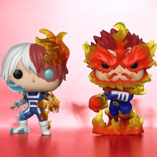 Hero Academia: POP! Vinyl Figures 2-Pack Endeavor & Todoroki 9 cm