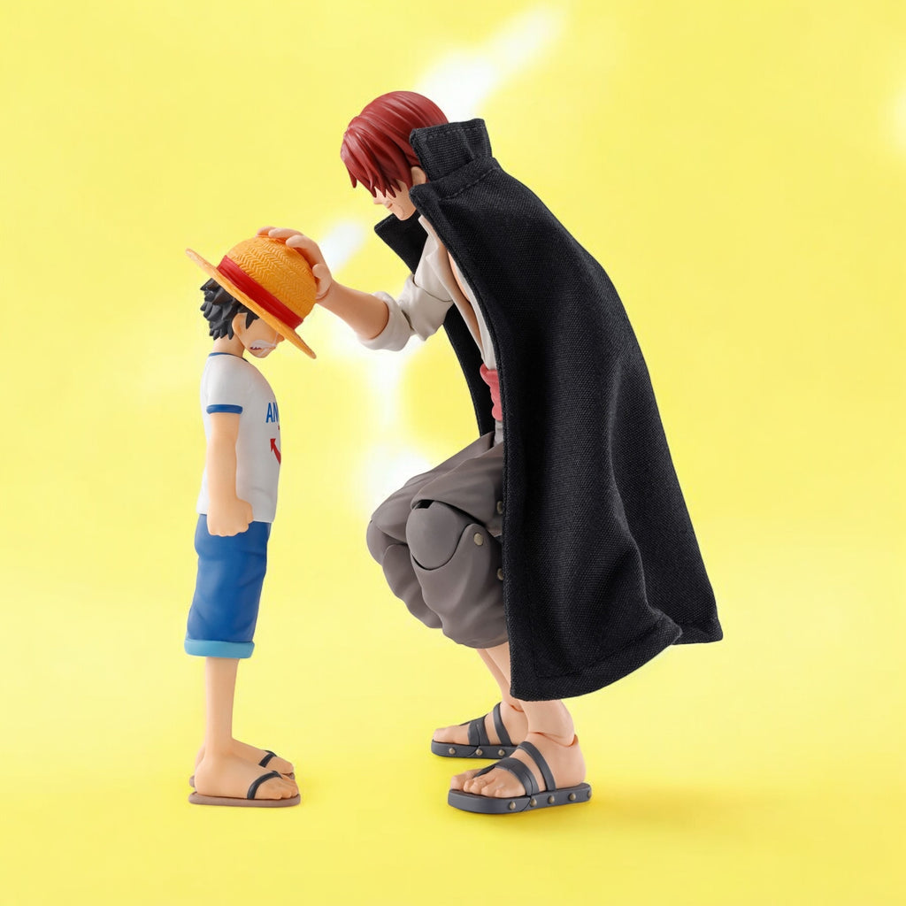 One Piece: S.H.Figuarts Action Figure 2-Pack Shanks & Monkey D. Luffy Childhood Ver.