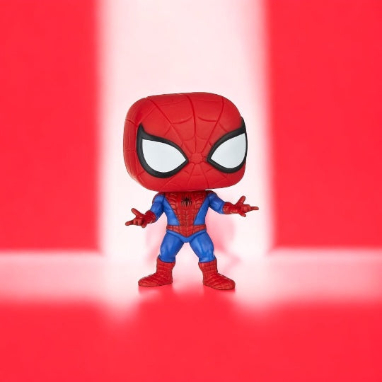 Animated Spiderman: POP! Heroes Vinyl Spiderman 9 cm