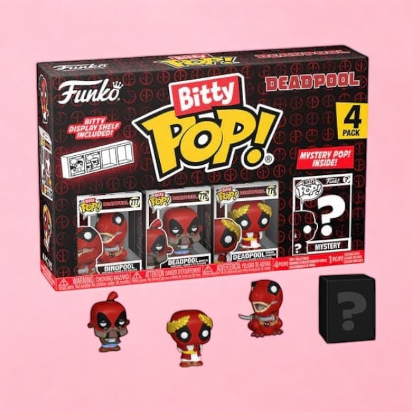 Deadpool: Bitty POP! Vinyl Figure 4-Pack Dinopool 2,5 cm