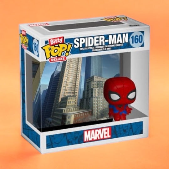 Spider-Man: Bitty POP! Deluxe Vinyl Figure Spider-Man (Cityscape) 2,5 cm