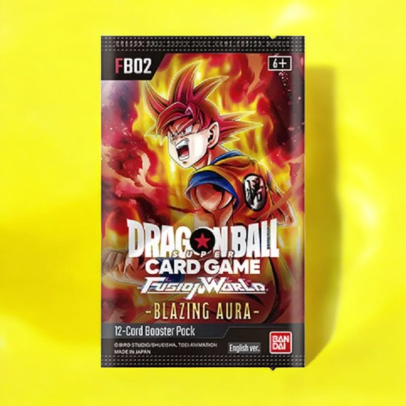 DRAGON BALL SUPER CARD GAME FUSION WORLD 02 BLAZING AURA BOOSTERPACK