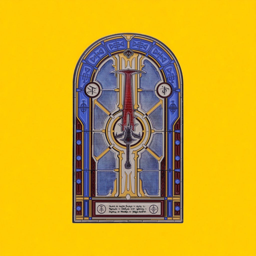 Doom: Ingot Crucible Sword Stained Glass Limited Edition