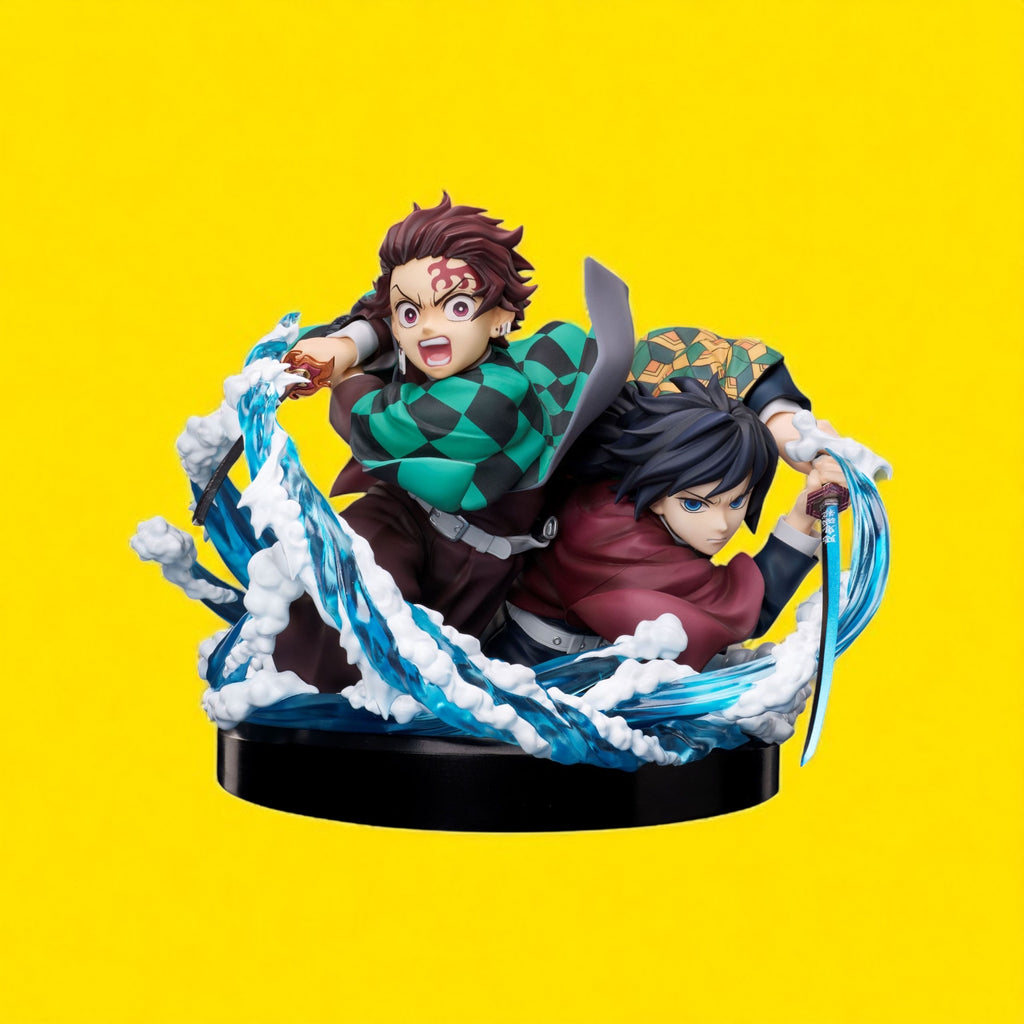 Demon Slayer: Kimetsu no Yaiba PVC Statue Tanjiro & Giyuu 13 cm