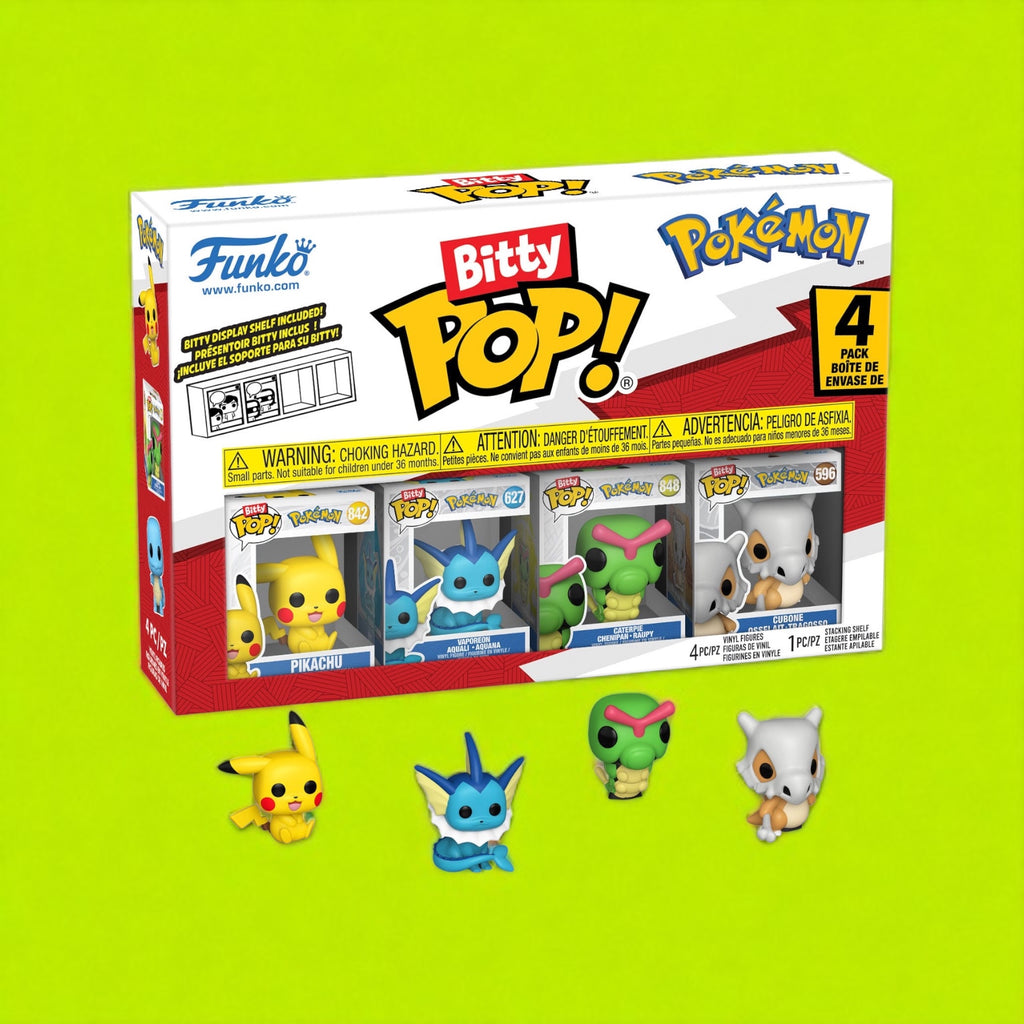 Pokémon: Bitty POP! Vinyl Figure 4-Pack Series 1 2 cm