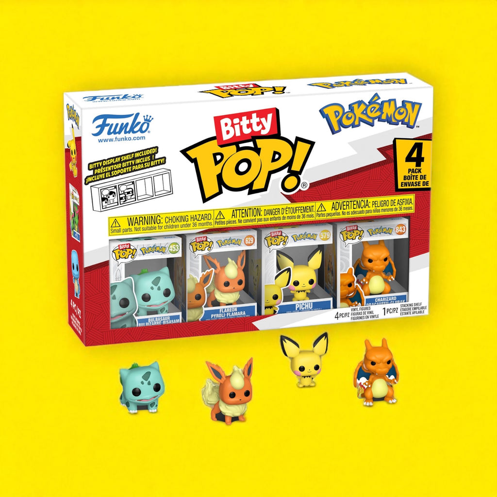 Pokémon: Bitty POP! Vinyl Figure 4-Pack Series 3 2 cm