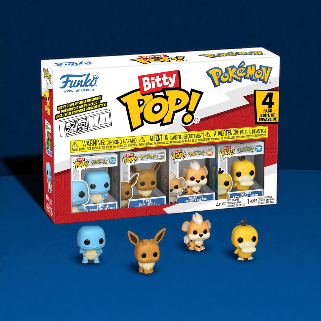 Pokémon Bitty POP! Vinyl Figure 4-Pack Series 4 2 cm