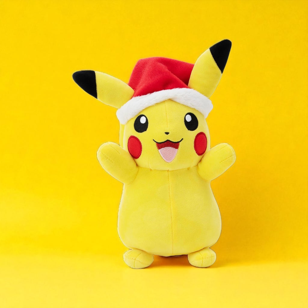 Pokémon Plush Figure Winter Pikachu with Christmas Hat 20 cm