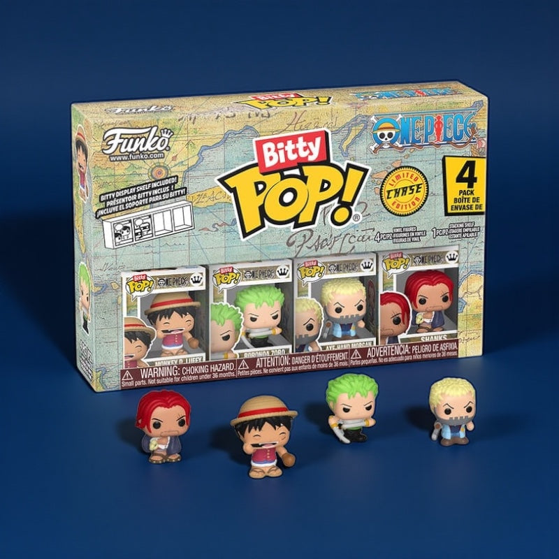 One Piece: Bitty POP! Vinyl Figure 4-Pack Luffy 2,5 cm