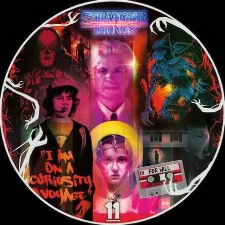 Stranger Things: Round Jigsaw Puzzle Friends Don't Lie (500 pieces)