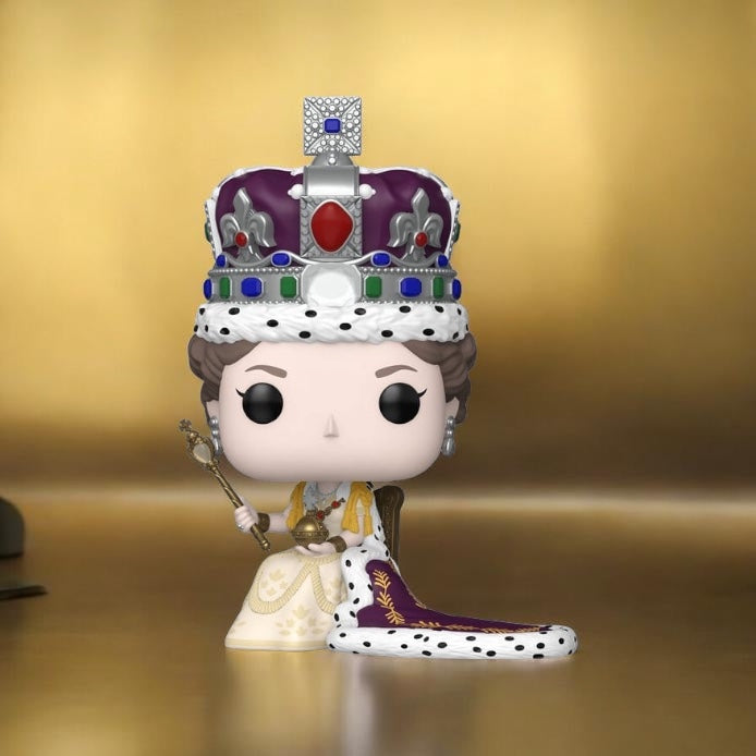 Queen Elizabeth II: POP! Premium Vinyl Figure 100th - Queen Elizabeth II (Coronation) 9 cm