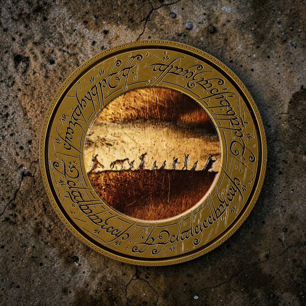 Lord of the Rings: Coin with Display Stand The Fellowship