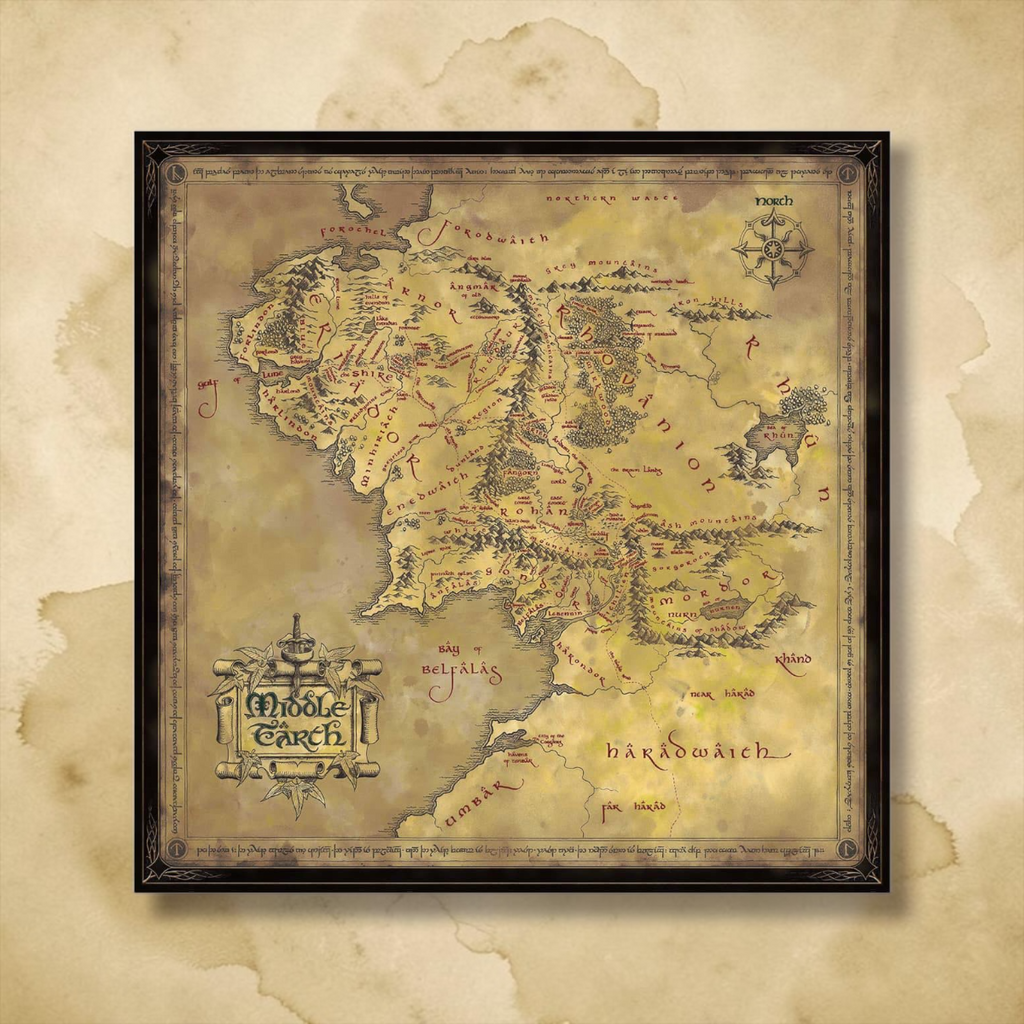 Lord of the Rings: Jigsaw Puzzle Middle Earth (1000 pieces)