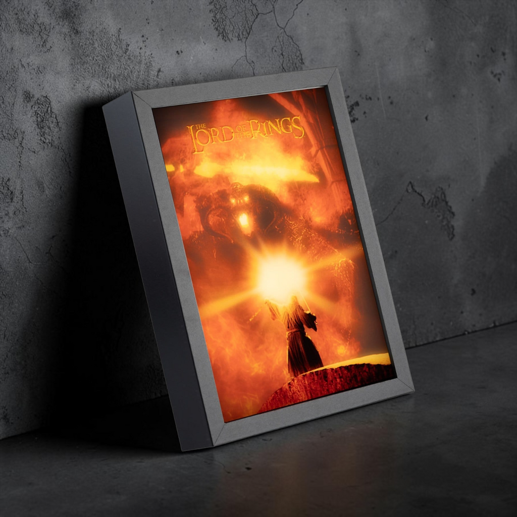 The Lord of the Rings: Framed LED Panel 28 x 20 cm