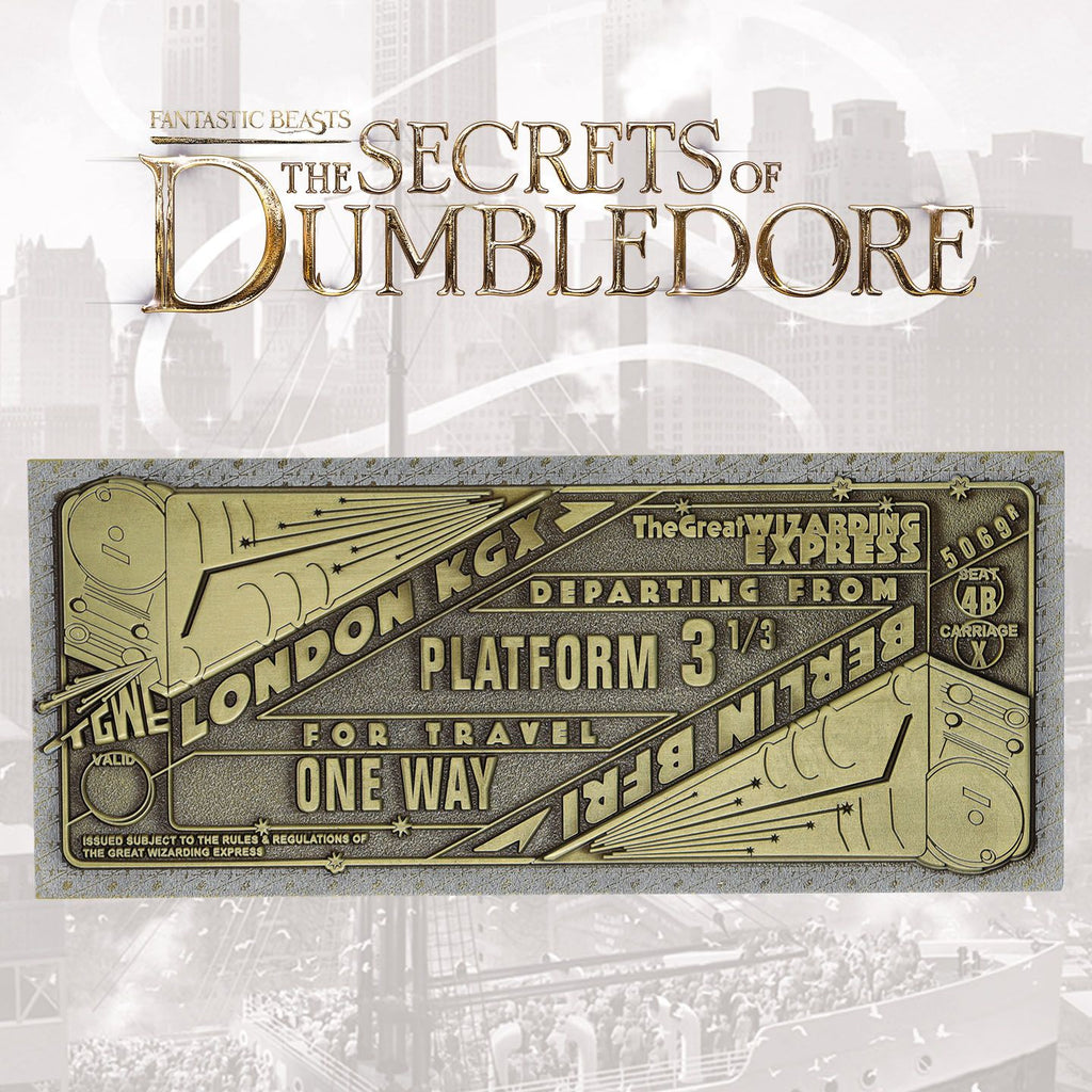 Animali fantastici: Replica The Great Wizarding Express Limited Edition Train Ticket