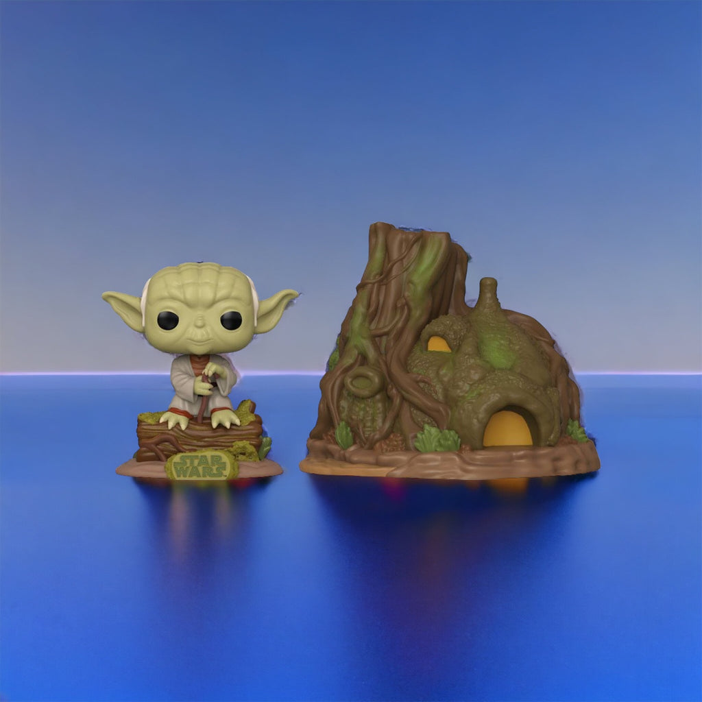 Star Wars: POP! Town Vinyl Figur Yoda's Hut Das Imperium schlägt zurück 40. Jahrestag 9 cm (BESCHÄDIGTE BOX)