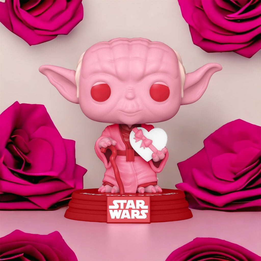 Star Wars: Valentinstag POP! Vinylfigur von Star Wars Yoda mit Herz 9 cm