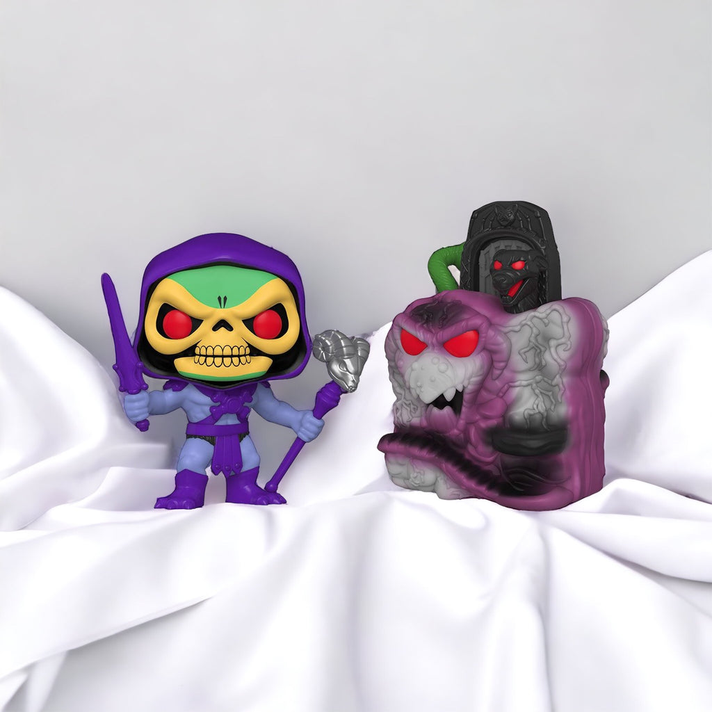 Masters of the Universe POP! Figura in vinile della città Snake Mountain w/Skeletor 9 cm