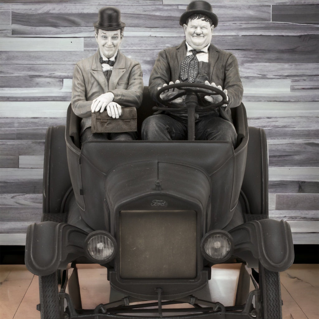 stanlio e ollio: Lauren & Hardy su Ford model T scala 1:12