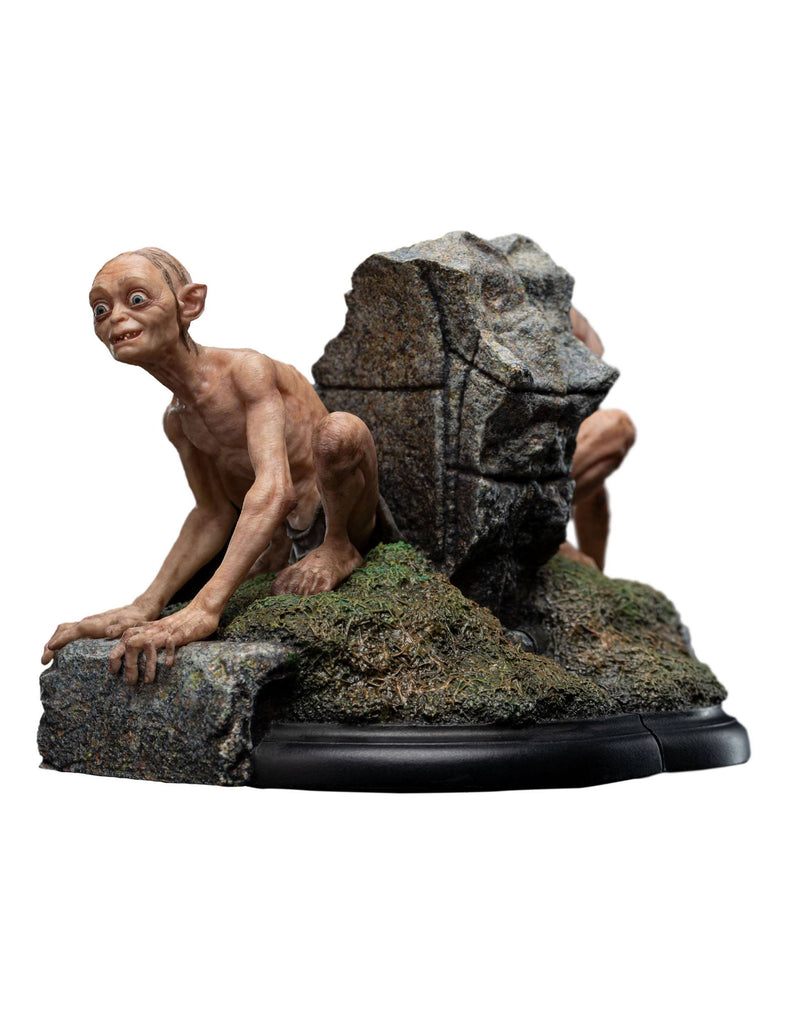 Il Signore degli Anelli: Mini Statua Gollum & Sméagol in Ithilien 11 c –