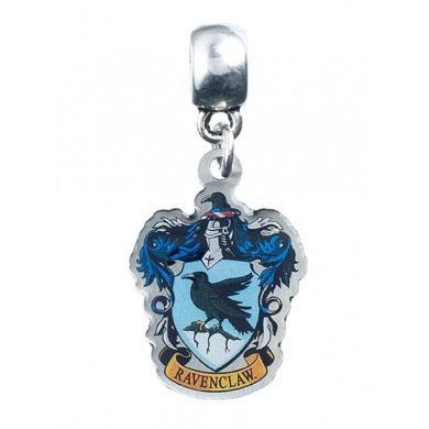 Harry Potter: Ciondolo con stemma ufficiale di Hogwarts Corvonero, placcato argento